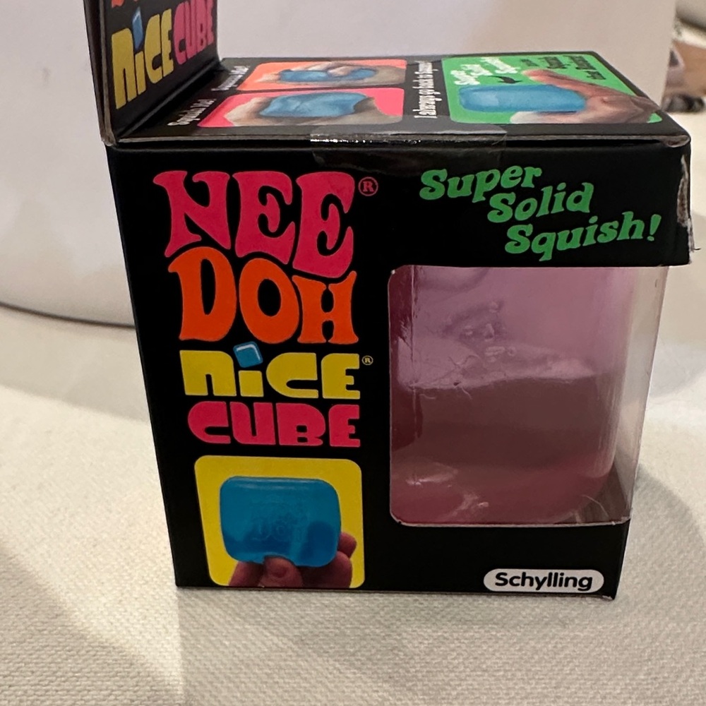 🐣 NeeDoh Nice Cube Super Solid Squish - Pink - same day 🚀 - Picture 12 of 13